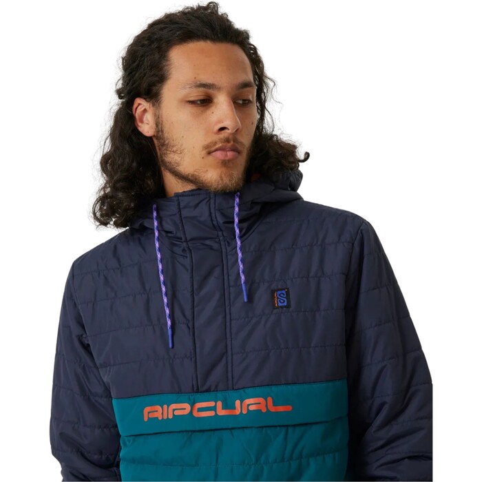 2024 Rip Curl Hombres Bsqueda Anorak Puffer 01HMJA - Purple Night